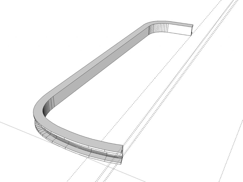 Yaris bonnet vortex generator being designed