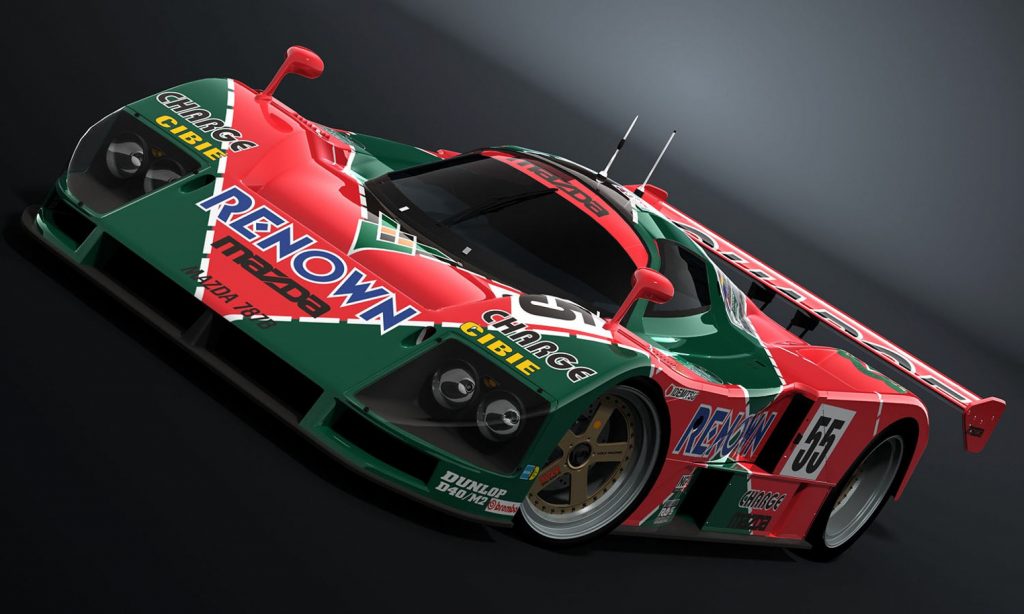 Mazda 787B 3D render